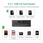 UGreen 2 in 1 USB 3.0 Card Reader 15cm 20250