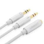 UGREEN 3.5mm Female to 2mm male audio cable - White (20897)