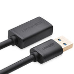 UGREEN USB 3.0 Extension Male Cable 0.5m Black (30125)