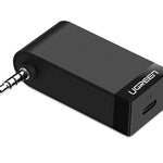UGREEN Wireless Bluetooth 4.1 Music Audio Receiver Adapter with Mic & Batery - black (30348)
