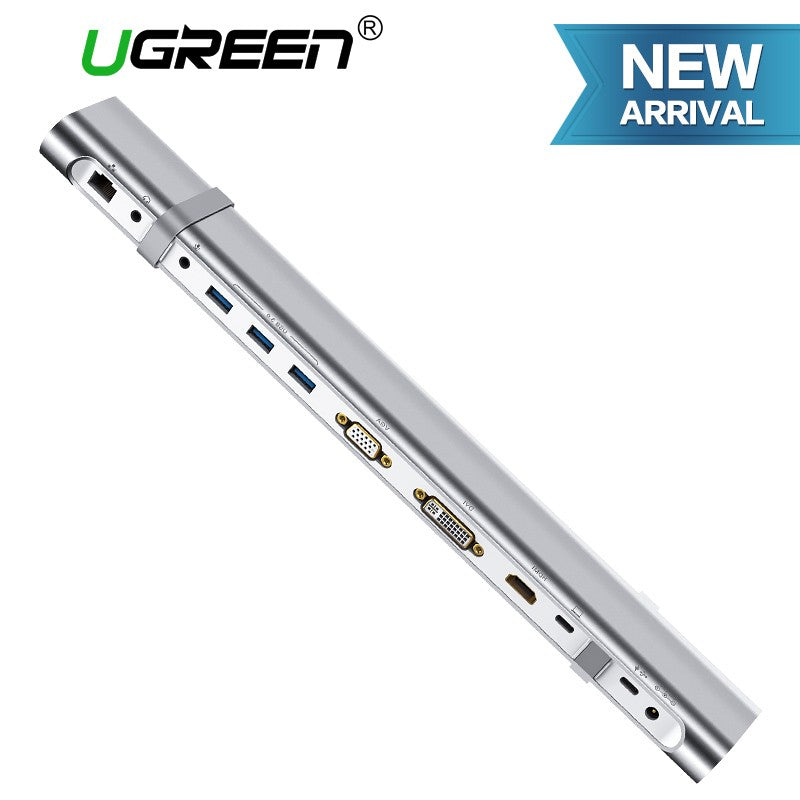 UGREEN USB-C Multifuntional Docking Station Sliver (40373)