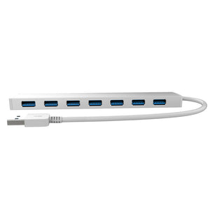 Simplecom CH371 Ultra Slim Aluminium 7 Port USB 3.0 Hub for PC Mac Laptop Silver