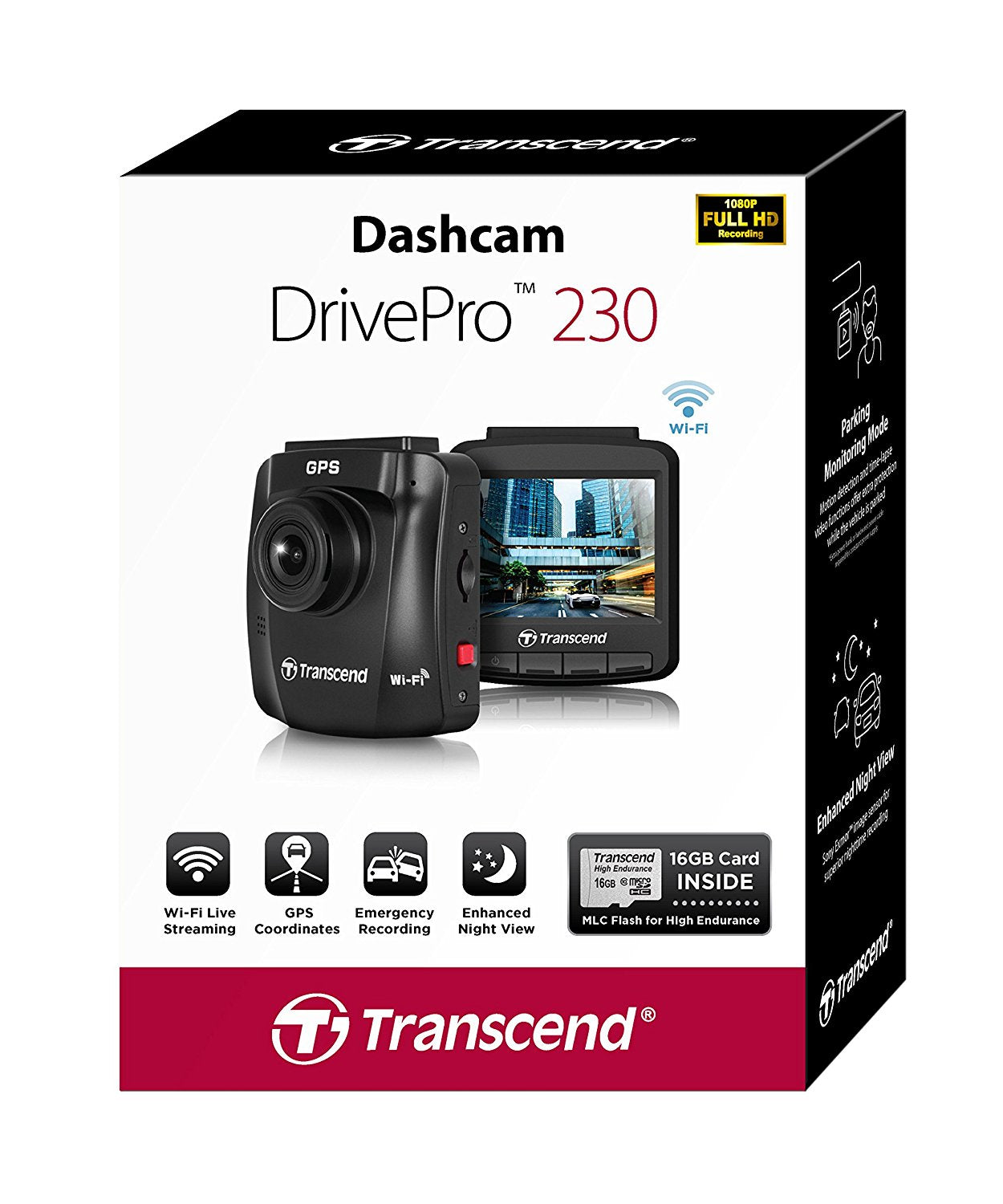 Transcend 32G DrivePro 230, 2.4" LCD,with Suction Mount  TS-DP230M-32G