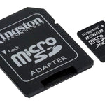 KINGSTON  Canvas Select:MicroSD 256GB , 80MB/s read and 10MB/s write with SD adapter SDCS/256GB