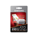 SAMSUNG EVO Plus microSD Card 100 MB/s (SD Adapter) MB-MC512GA