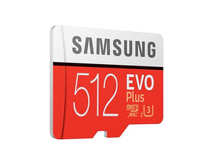 SAMSUNG EVO Plus microSD Card 100 MB/s (SD Adapter) MB-MC512GA