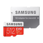 SAMSUNG EVO Plus microSD Card 100 MB/s (SD Adapter) MB-MC512GA