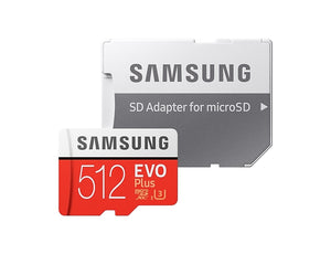 SAMSUNG EVO Plus microSD Card 100 MB/s (SD Adapter) MB-MC512GA