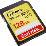 SANDISK SDSDXV5-128G-GNCIN SDXC Extreme CL10 V30 UHS-I/U3 150MB