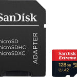 SANDISK  SDSQXCY-128G-GN6MA TF Extreme PRO A2 V30 UHS-I/U3 170R/90W WITH SD ADAPTER