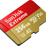 SANDISK SDSQXA1-256G-GN6MATF Extreme A2 V30 UHS-I/U3 160R/90W WITH SD ADAPTER