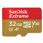 SANDISK SDSQXAF-032G-GN6MA 32GB MICRO SDHC EXTREME A1 V30, UHS-I/ U3, 100MB/s