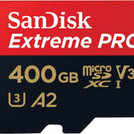 SANDISK  SDSQXCZ-400G-GN6MA TF Extreme PRO A2 V30 UHS-I/U3 170R/90W WITH SD ADAPTER