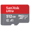 SANDISK SDSQUAR-512G-GN6MA Micro SDHC Ultra A1 Class 10 100mb/s with SD adapter