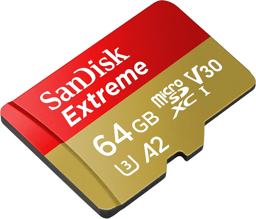 SANDISK SDSQXA2-064G-GN6MATF Extreme A2 V30 UHS-I/U3 160R/60W WITH SD ADAPTER