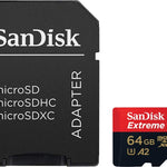 SANDISK  SDSQXCY-064G-GN6MA TF Extreme PRO A2 V30 UHS-I/U3 170R/90W WITH SD ADAPTER