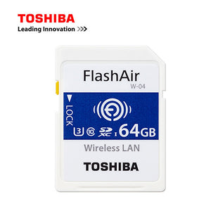 Toshiba 64GB THN-NW04W0640C6 FlashAir SDHC W-4 CL10 (New) 90R 70W