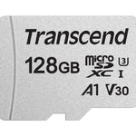 TRANSCEND TS128GUSD300S  128GB UHS-I U3A1 microSD w/o Adapter (microSDXC I, U3, V30, A1)