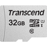 TRANSCEND TS32GUSD300S 32GB UHS-I U1 microSD w/o Adapter  (microSDHC I, C10, U1)