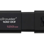 KINGSTON DT100G3/128GB, 128GB USB 3.0 DATATRAVELER 100 G3 USB Drive 100MB/s read