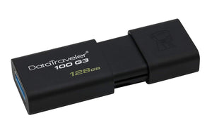 KINGSTON DT100G3/128GB, 128GB USB 3.0 DATATRAVELER 100 G3 USB Drive 100MB/s read