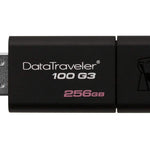 KINGSTON DT100G3/256GB, 256GB USB 3.0 DATATRAVELER 100 G3 USB Drive 100MB/s read