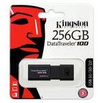 KINGSTON DT100G3/256GB, 256GB USB 3.0 DATATRAVELER 100 G3 USB Drive 100MB/s read