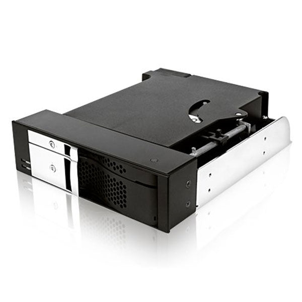 ICY BOX Trayless module for 1x 2.5" and 1x 3.5" SATA HDDs in 1x 5.25" bay (IB-172SK-B)