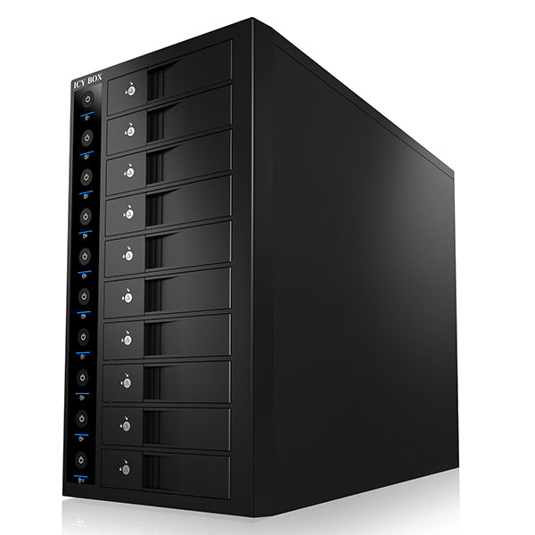 ICY BOX 10-Bay External SINGLE System for 10x SATA 3.5" I/II/III HDD (IB-3810U3)