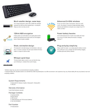 920-003235: Logitech MK220 Wireless keyboard mouse