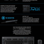 920-008402: Logitech G613 wireless Gaming Keyboard