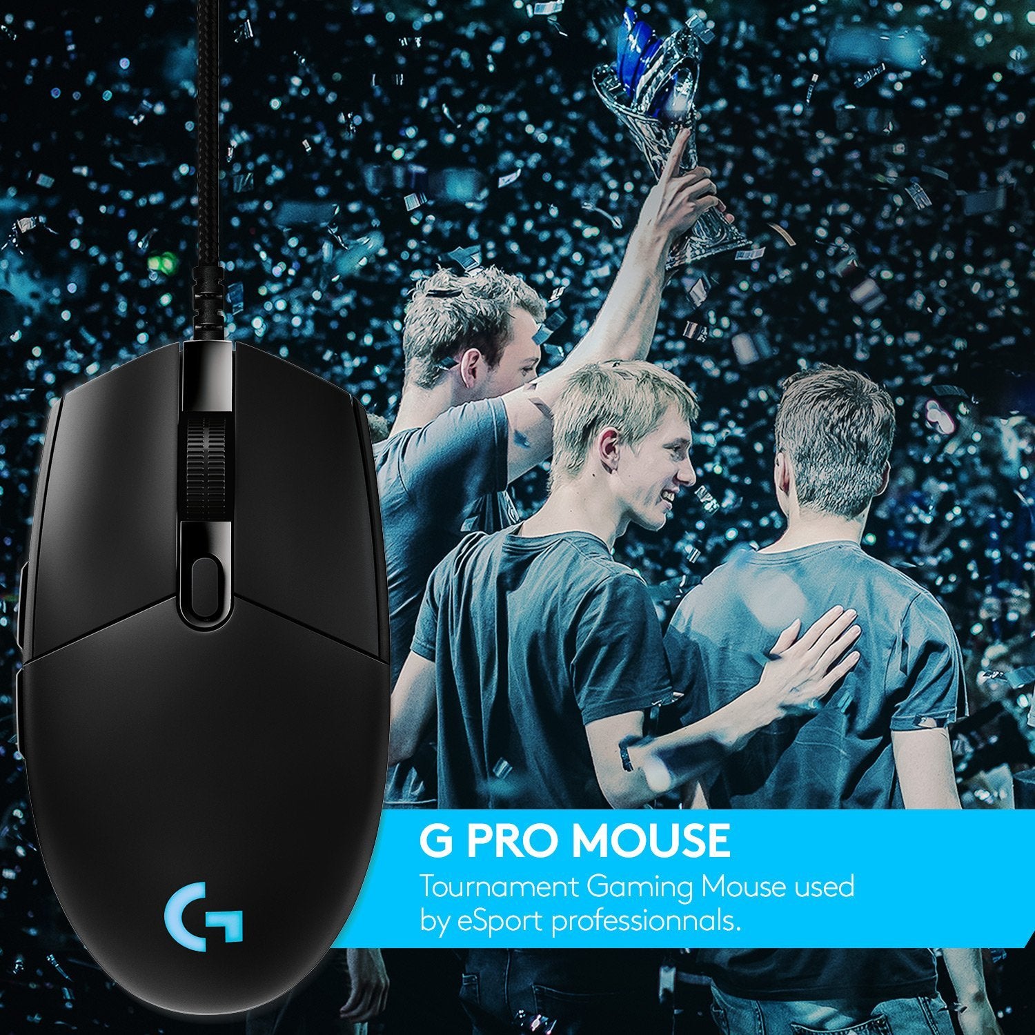 910-005127 : Logitech G Pro Gaming RGB Optical Mouse