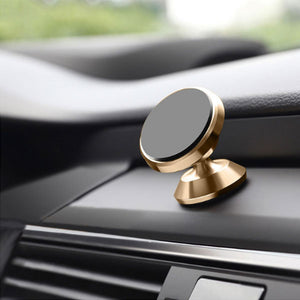 Dash Top Full Metal Magnetic Car Mount - Gold