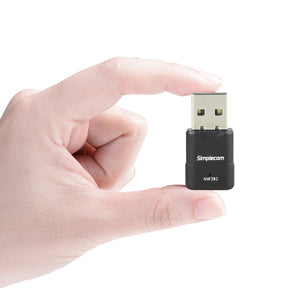 Simplecom NW382 Mini Wireless N USB WiFi Adapter 802.11n 300Mbps 