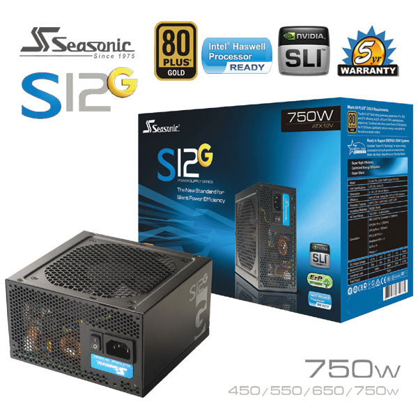 SeaSonic 750W S12G Series PSU (SSR-750RT)