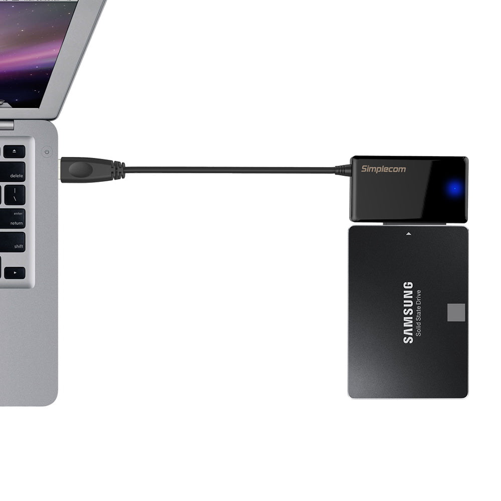 Simplecom SA201 USB 3.0 to SATA External Adapter Cable Converter for 2.5" SSD/HDD 