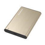 Simplecom SE221 Aluminium 2.5'' SATA HDD/SSD to USB 3.1 Enclosure Gold