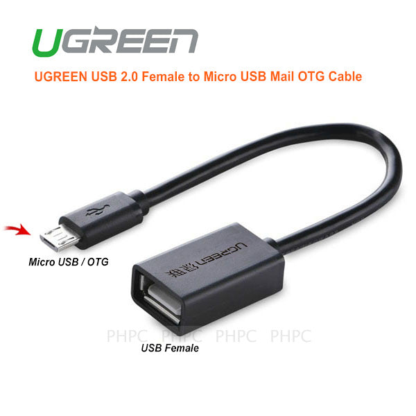 UGREEN USB 2.0 Female to Micro USB Male OTG Cable (10396)