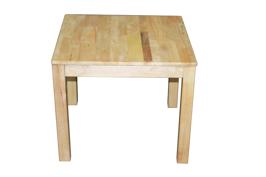 Rubberwood Square Table 