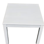 White Square Table