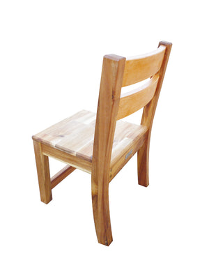 2 x Acacia Stacking Chair