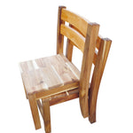 2 x Acacia Stacking Chair