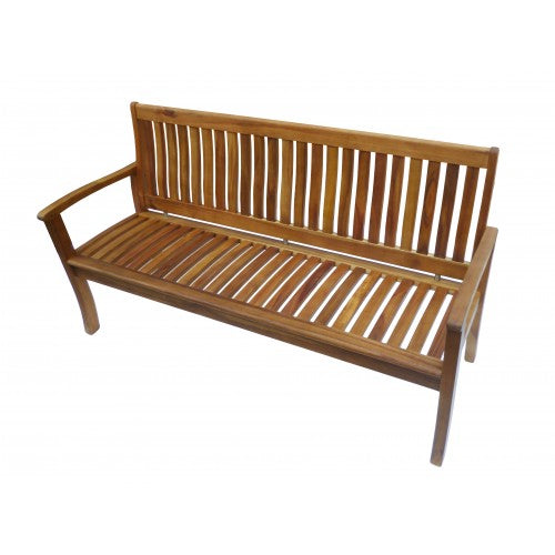 Outdoor Hardwood 3 Seater Kid Bench