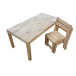 Rubberwood Rectangle Table 120