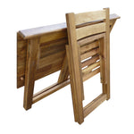 Hardwood Foldable Teen Desk Set (Acacia)