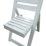 French White Foldable Teen Desk Set