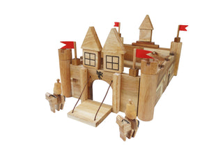 Wooden Castle Building Set