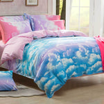 King Size Clouds Blue Sky Quilt Cover Set (3PCS)