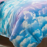 King Size Clouds Blue Sky Quilt Cover Set (3PCS)