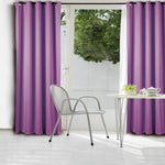Purple Eyelet Blockout Curtain 140x221cm